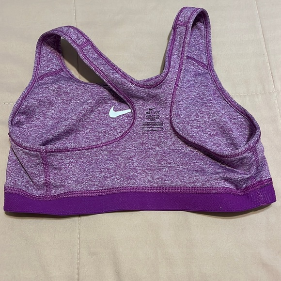 Women’s Nike Pro Racerback Sports Bra Purple Medium - Picture 5 of 7